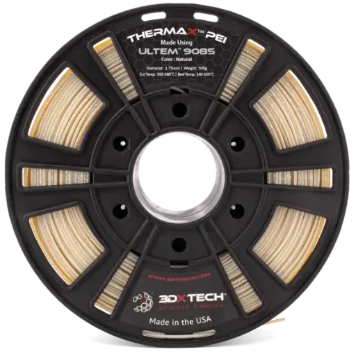 [PEI01UN200500NAT0] 3DXTech ThermaX™ PEI 9085 - 3D printing filament - 1.75mm (500g) – Natural