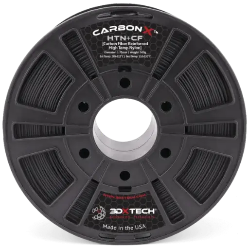 [HTN04GF100750BK00] 3DXTech FibreX PPA+GF15 - 3D printing filament - 1.75mm (750g) – Black