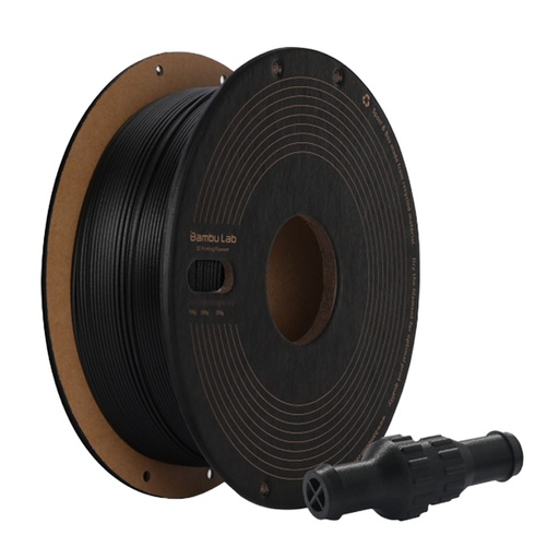 [T02-K0-1.75-750-SPL] Bambu Lab PPS-CF - Filamento para impresión 3D - 1,75mm (750g) – Negro