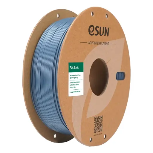 [PLA-Basic175H1P1] eSUN PLA-Basic - Filamento para impresión 3D – 1,75mm (1Kg) – Gris
