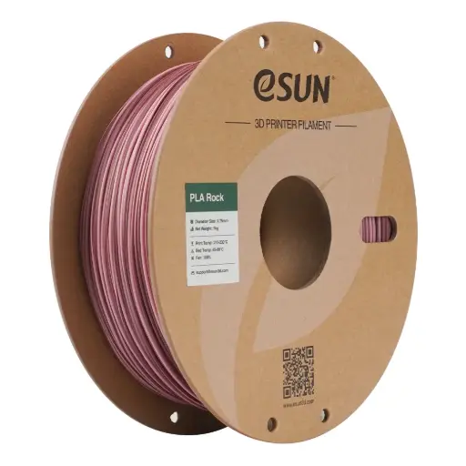 [PLA-Rock175O-QT1P1] eSUN PLA Rock - 3D printing filament – 1.75mm (1Kg) – Orange Cuarzo