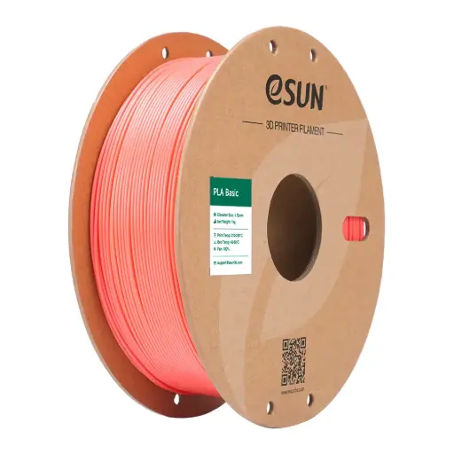 [PLA-Basic175P1P1] eSUN PLA-Basic - Filamento para impresión 3D – 1,75mm (1Kg) – Rosa