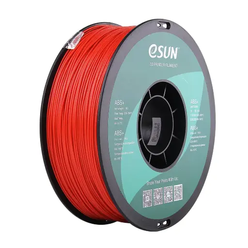 [ABS+P175R1] eSun ABS +  - 3D printing filament - 1.75 mm (1Kg) - Red