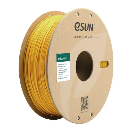 [ePLA+HS-P175Y1] eSun PLA+ High Speed - 3D printing filament – 1.75mm (1Kg) – Yellow