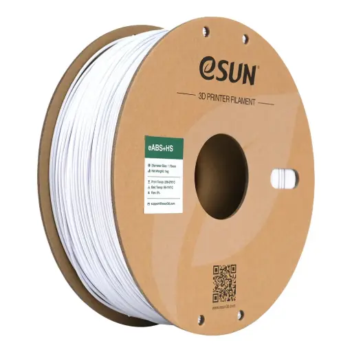 [eABS+HS-P175CW1] eSun eABS + High Speed - 3D Printing Filament - 1.75 mm (1 kg) - Cold White