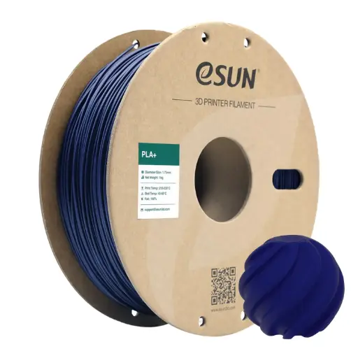 [PLA+P175DU1] eSun PLA+ - 3D printing filament - 1.75 mm (1Kg) -  Dark Blue