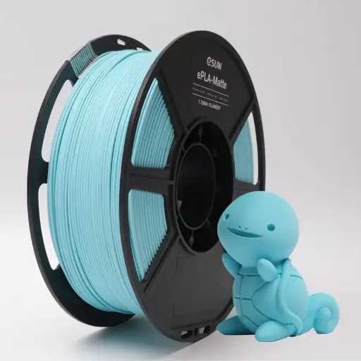 [ePLA-Matte-P175LU1] eSun ePLA-Matte - 3D printing filament - 1.75 mm (1Kg) - Blue claro