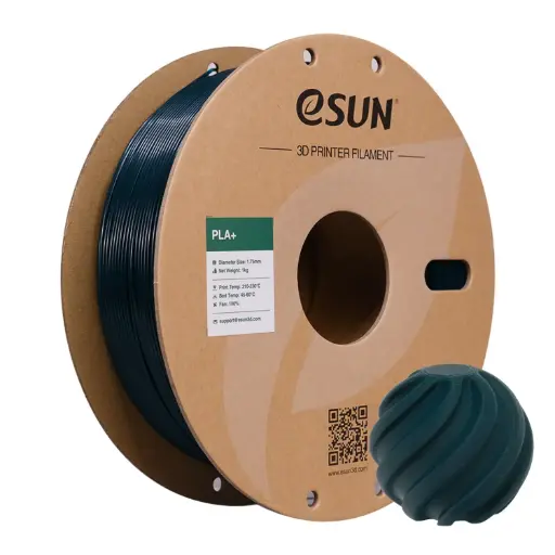 [PLA+P175G1] eSun PLA+ - Filamento para impresión 3D - 1,75 mm (1Kg) - Verde
