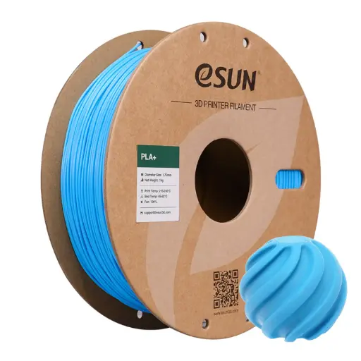 [PLA+P175SU1] eSun PLA+ - Filamento para impresión 3D - 1,75 mm (1Kg) - Azul espacial