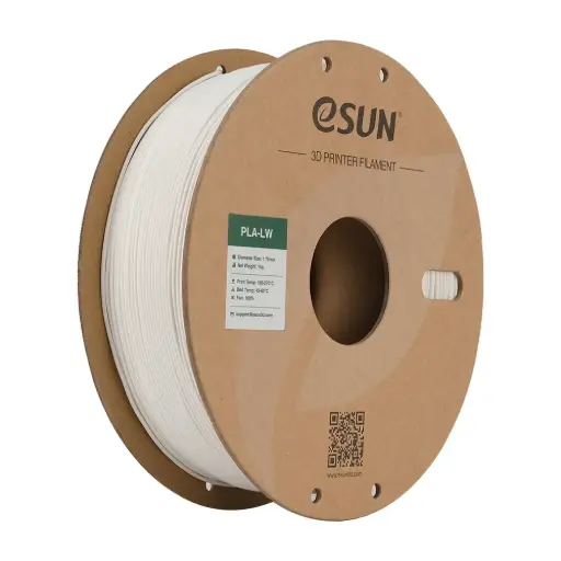 [PLA-LW175W1P1] eSUN PLA-LW - 3D Printing Filament - 1.75 mm (1 kg) - Natural