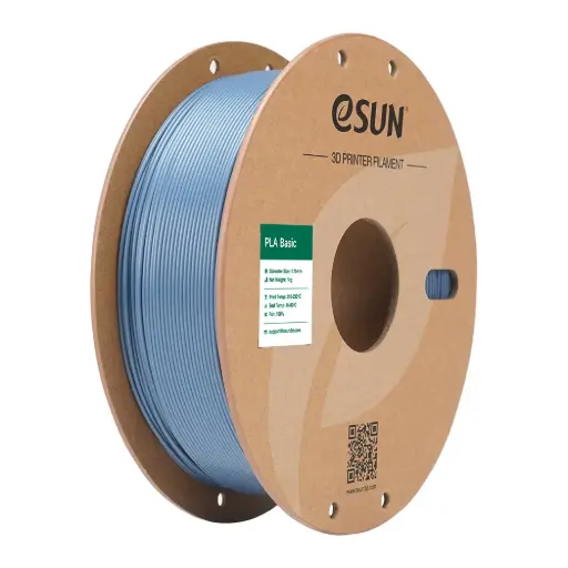 [PLA-Basic175Q-H1P1] eSUN PLA-Basic - 3D Printing Filament - 1.75 mm (1 kg) - Light Gray