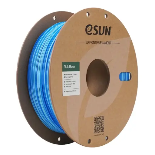 [PLA-Rock175O-BC1P1] eSUN PLA Rock - Filamento para impresión 3D - 1,75 mm (1Kg) - Blueschist