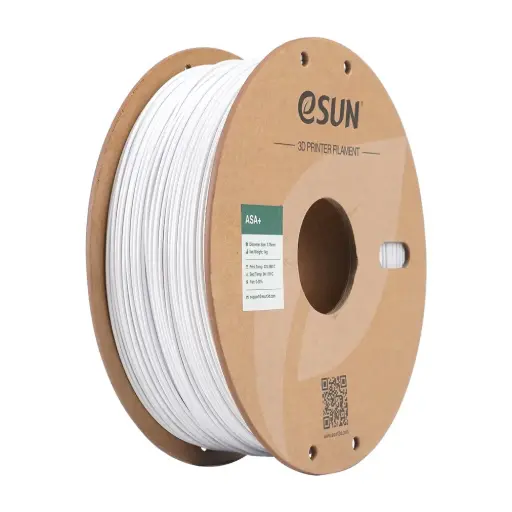 [ASA+175C-W1P1] eSUN ASA+ - 3D Printing Filament – 1.75 mm (1 kg) –  Cold White