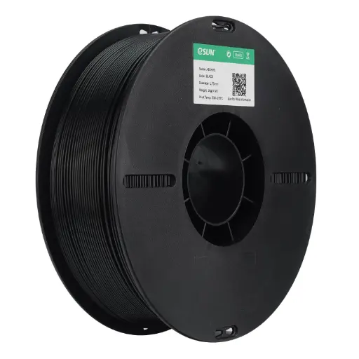 [ABS-HT175B1P1] eSUN ABS-HT - Filamento para impresión 3D – 1,75mm (1 Kg) – Negro