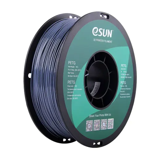 [PETG-P175SH1] eSun PETG - 3D Printing Filament – 1.75 mm (1 kg) – Gray