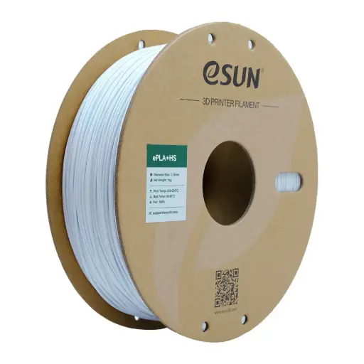 [ePLA+HS-P175CW1] eSun ePLA + High Speed - 3D printing filament - 1.75 mm (1Kg) - Cold White