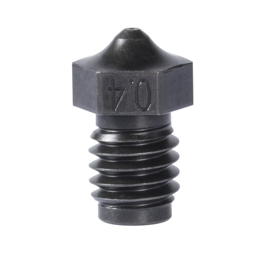 [1100-07A-04-4] Boquilla de acero endurecido Phaetus PS M6 de 0,4 mm - 1,75 mm - 1 unidad