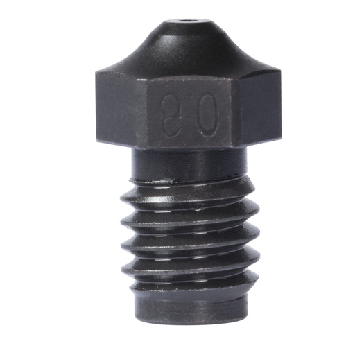 [1100-10A-04-4] Boquilla de acero endurecido Phaetus PS M6 de 0,8 mm - 1,75 mm - 1 unidad