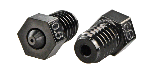 [PC-NSP-06T-RRM6175] Phaetus x PrimaCreator RepRap M6 Boquilla de carburo de tungsteno 0,6 mm - 1,75 mm - 1 ud.