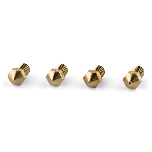 [PC-NMP-2468B175-RRM6] RepRap M6 Mixed Size Brass Nozzle - 1,75 mm - 4 pcs