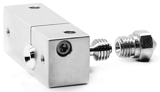[M2560-04] Micro Swiss All Metal Hotend con bloque SLOTTED para Wanhao i3 0.4mm
