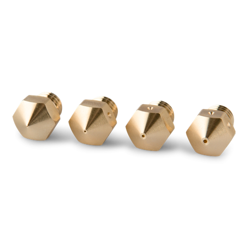 [PC-NMP-2468B-MK10] PrimaCreator MK10 Mixed Size Brass Nozzle - 4 pcs