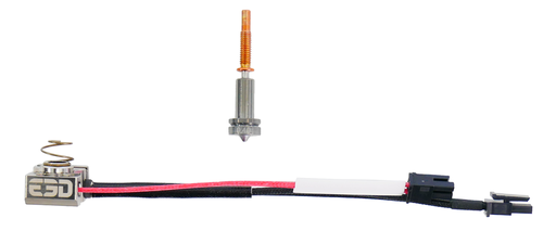 [REVO-HOT-PT100-UHT-AS-HTA] E3D Revo Ultra High Temp Hotside - PT100 - Single Nozzle Kit