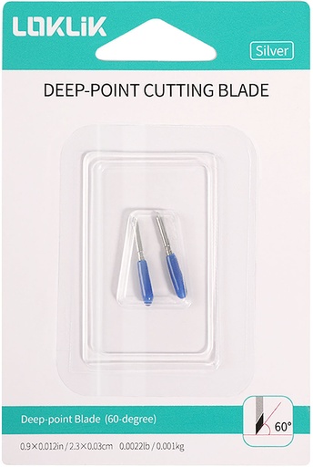 [SG-KZJPJ-0003-US-L-B2B] LOKLiK Cuchilla de corte 60° - paquete de 2