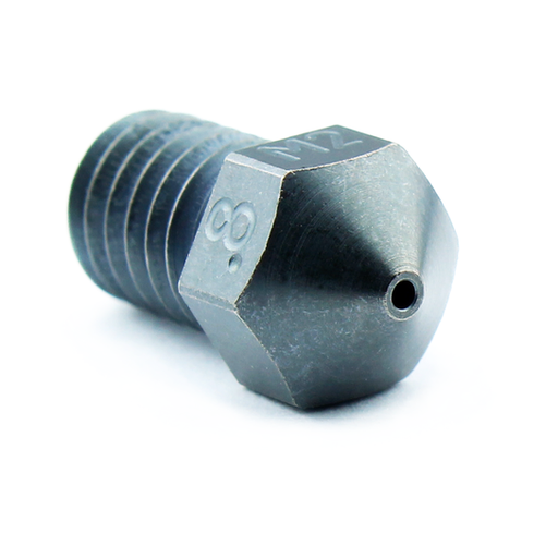 [M2600-08] Micro Swiss M2 Boquilla de Acero Rápido Endurecido RepRap - Rosca M6 Filamento 1.75mm - 0.80mm