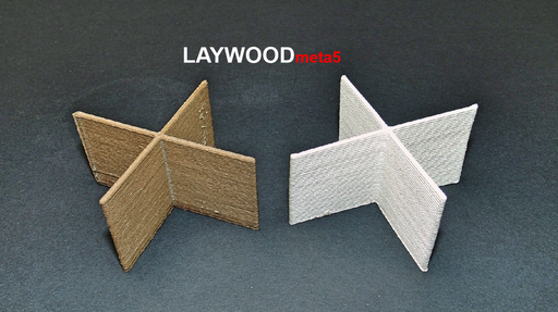 [LWm5_17/1/025] LayFilaments LAYWOODmeta5 | Filamento de impresión 3D | 1,75 mm (0,25 Kg) | marrón