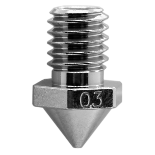[M2610-03] Micro Swiss Brass Plated Wear Resistant Nozzle for Flashforge Creator Pro 3